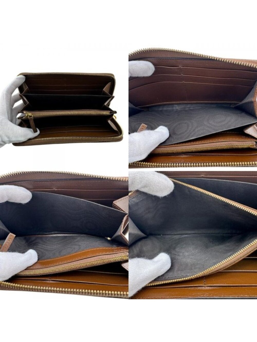 ★SOLD★ Gucci Long Wallet Brown - Picture 7 of 8